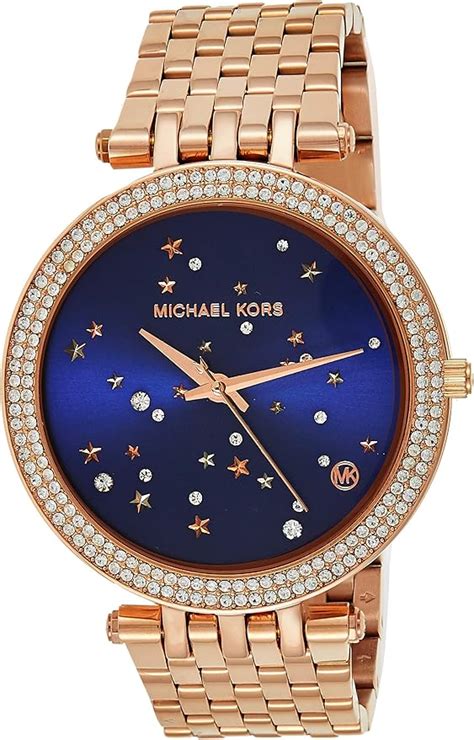 michael kors blue watch women's|michael kors vista blue.